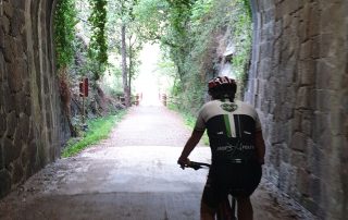 salida tunel baños via verde