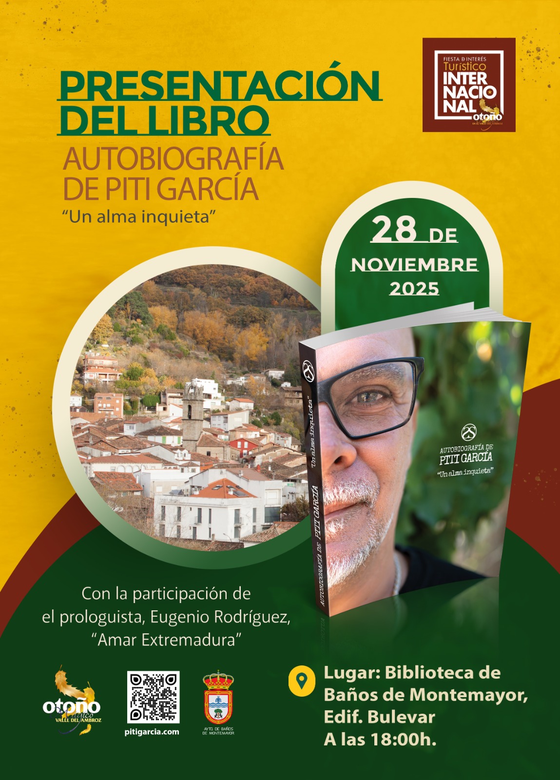 Presentación libro AUTOBIOGRAFÍA, de Piti García