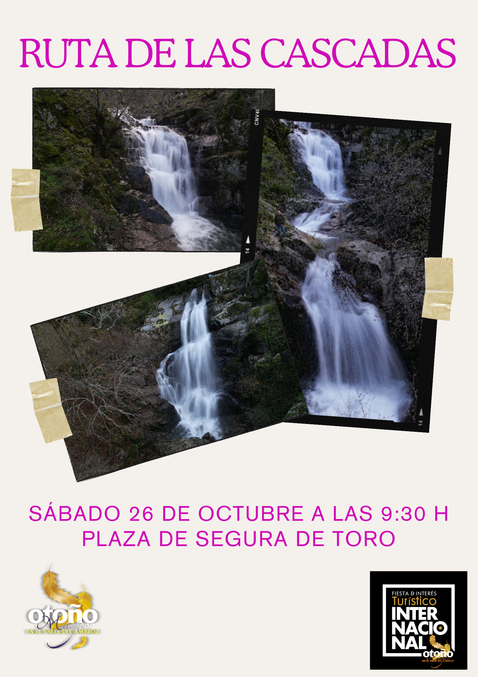 PAISAJE Y PAISANAJE. Ruta por las Cascadas de Segura de Toro