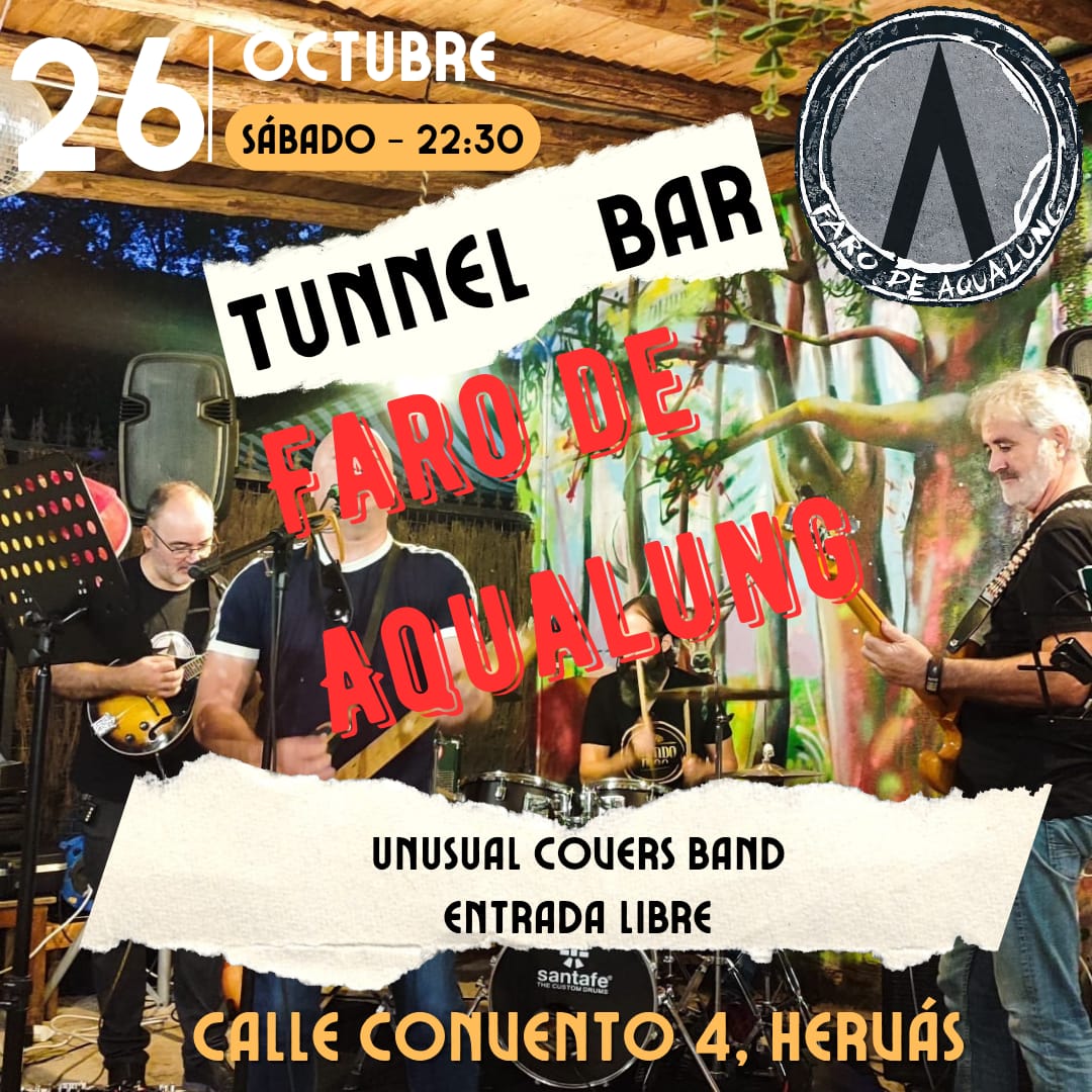 CONCIERTO. FARO DE AQUALUNG. (Organiza Túnel Bar)