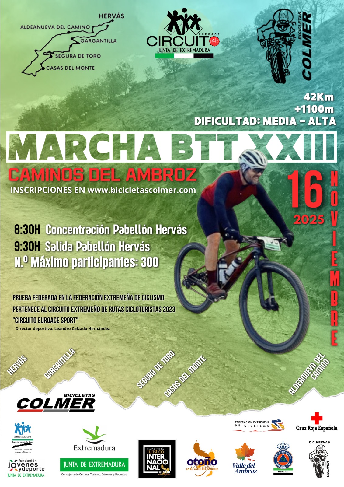 XXIII MARCHA BTT. Caminos del Ambroz