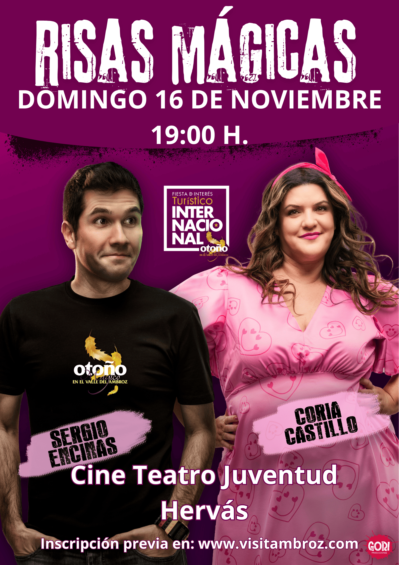 RISAS MÁGICAS: MONÓLOGOS Coria Castillo y Sergio Encinas